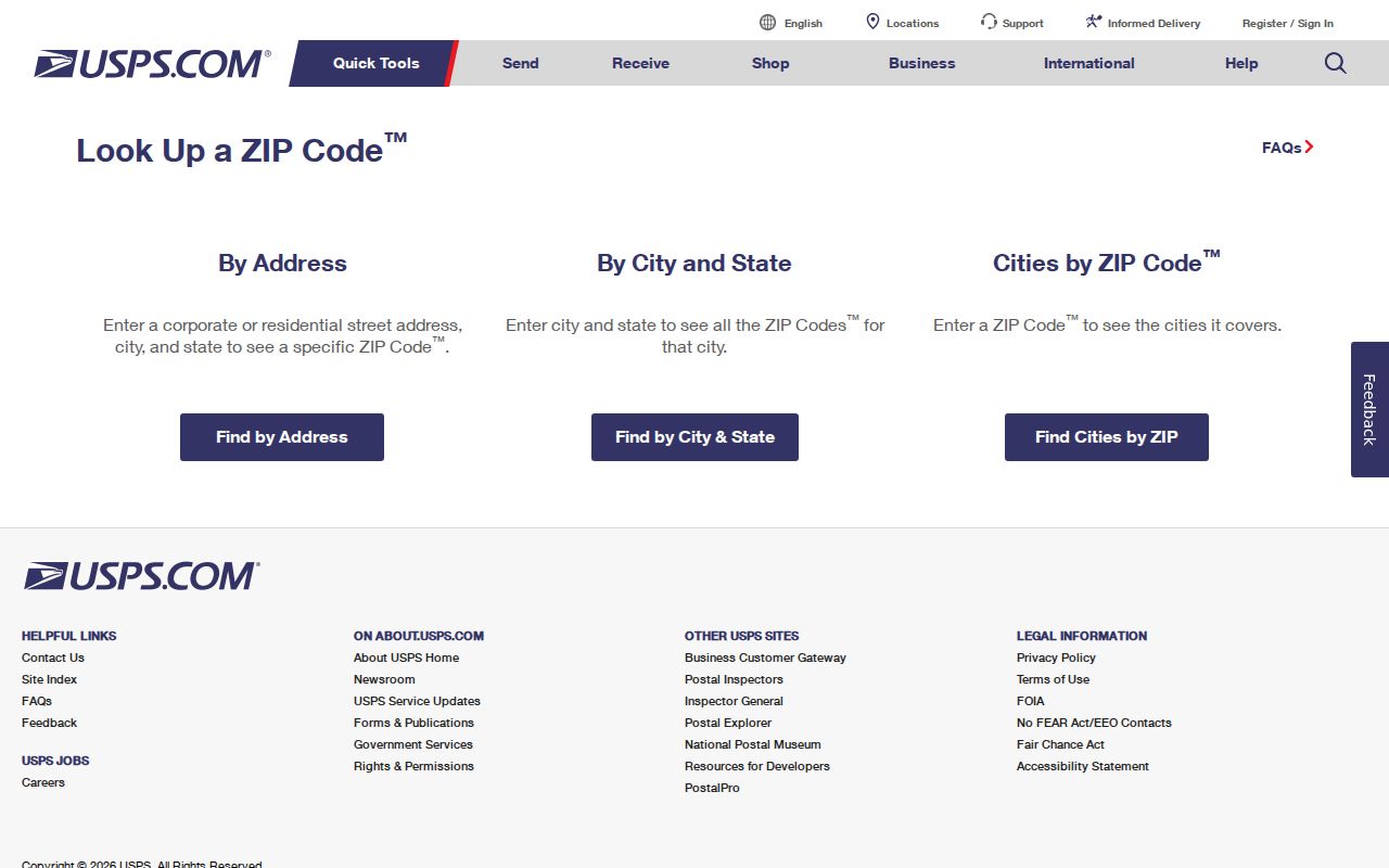 Paso Robles ZIP code view of the USPS address lookup